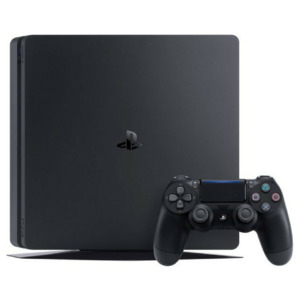 Playstation 4 Slim Jet black HDR 1Tb